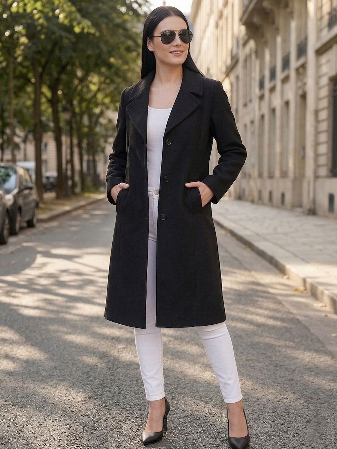gfo POWER SOFT Solid Coat For Women-picture-18