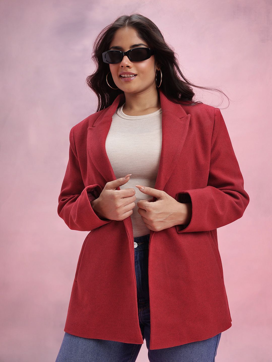 dressberry curve Polyester Coat For Women-picture-47