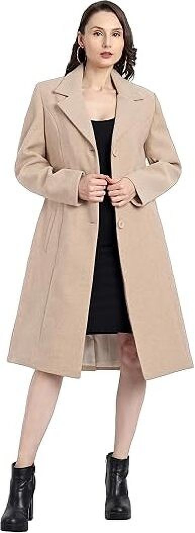 hautemoda Tweed Solid Coat For Women-picture-33