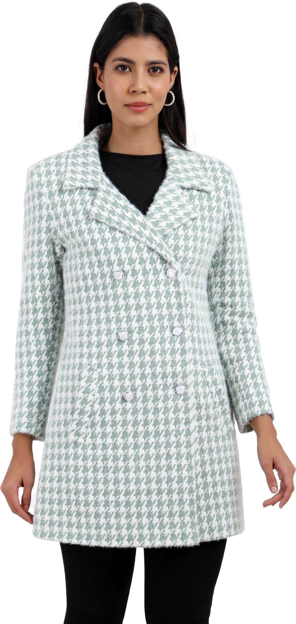 trufit Tweed Coat For Women-picture-13