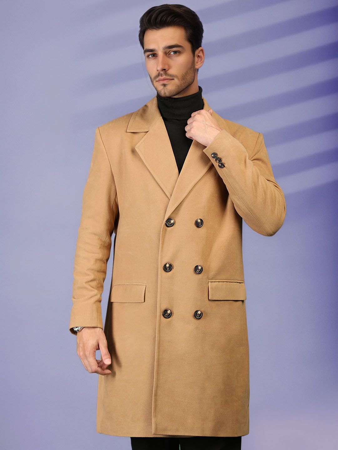 TWEED Solid Coat For Men