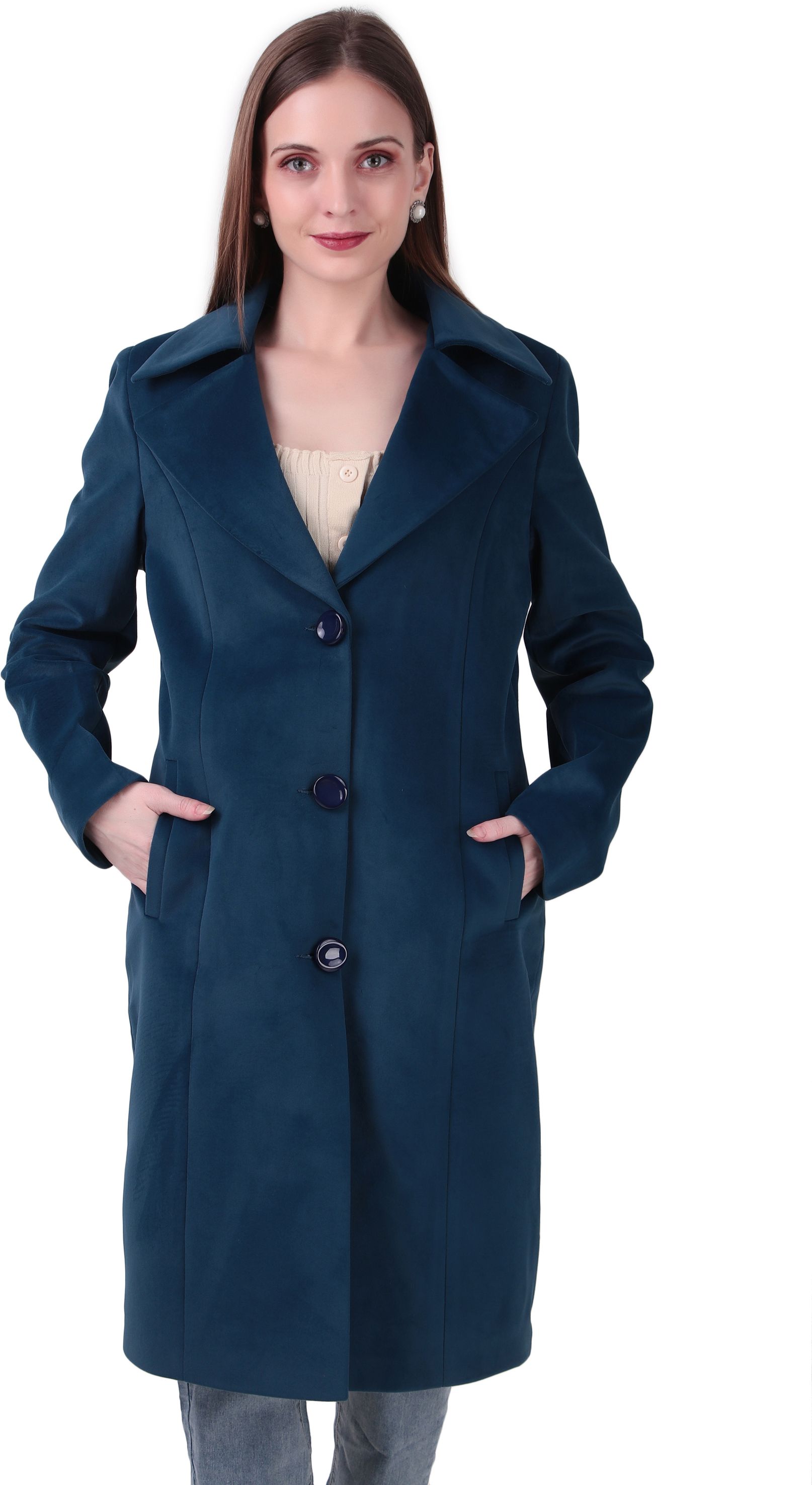 emiranza fashion WOOL BLEND Solid Coat For Women-picture-25