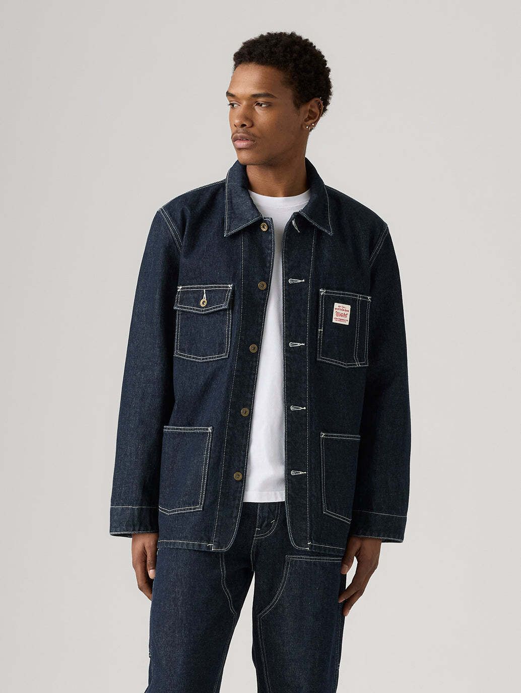 levi's Pure Cotton Solid Coat For Men-picture-12