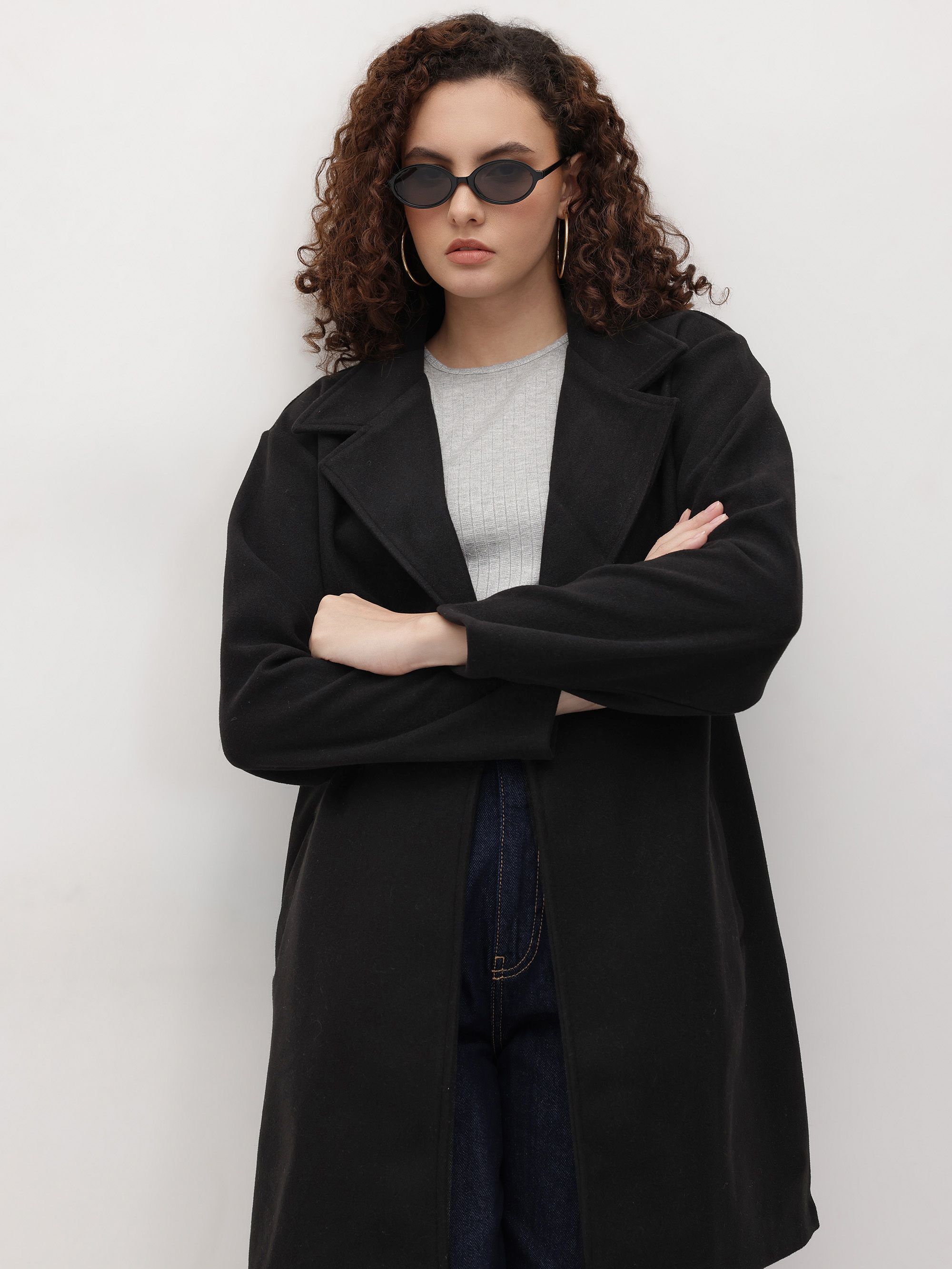 roadster Polyester Coat For Women-picture-18
