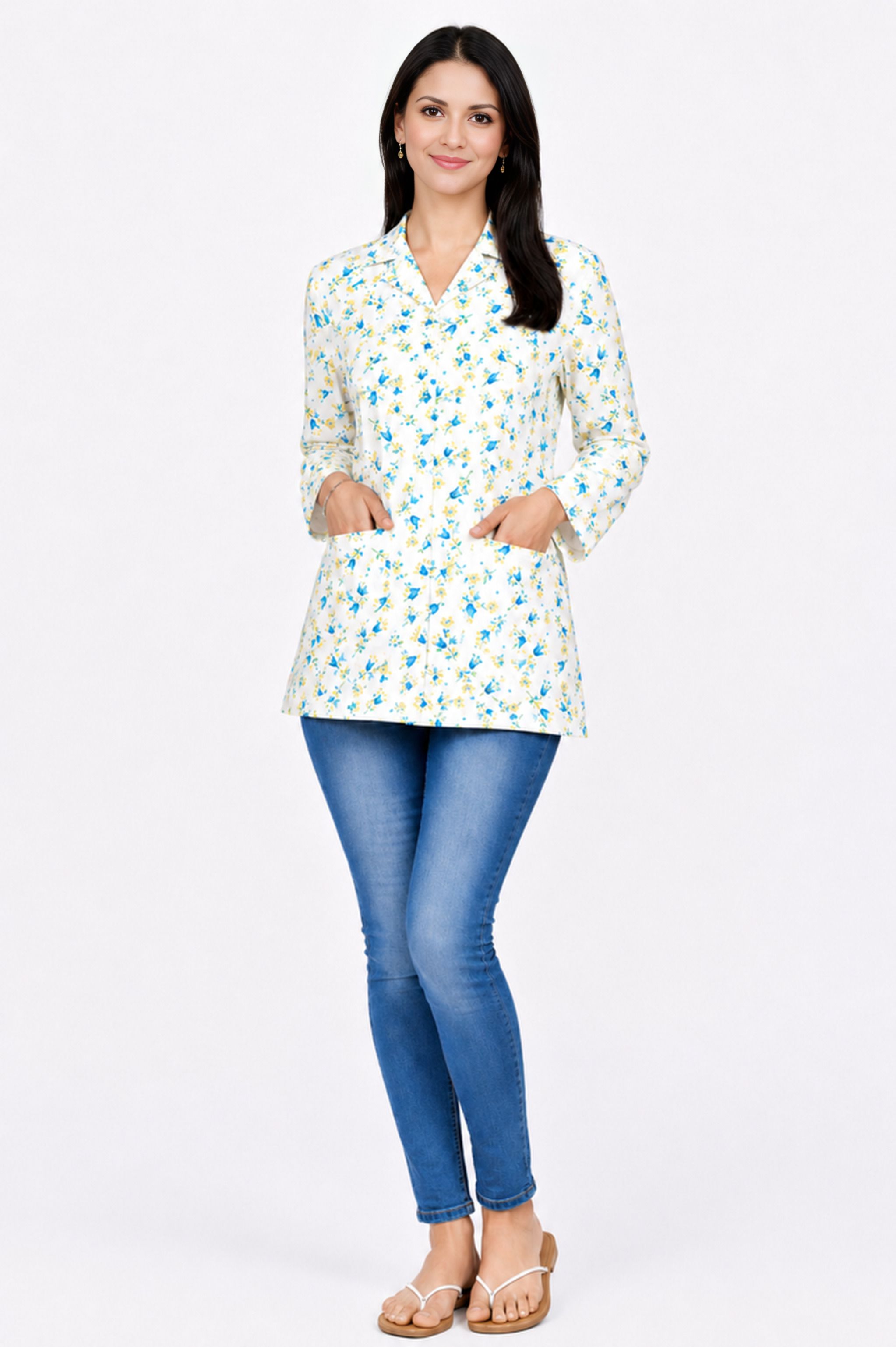 abrav Cotton Printed Coat For Women-picture-10