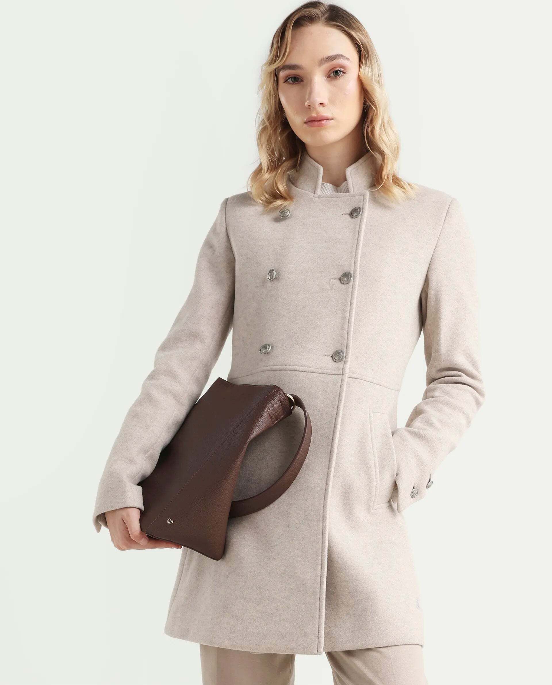 rareism Polyester Coat For Women-picture-28