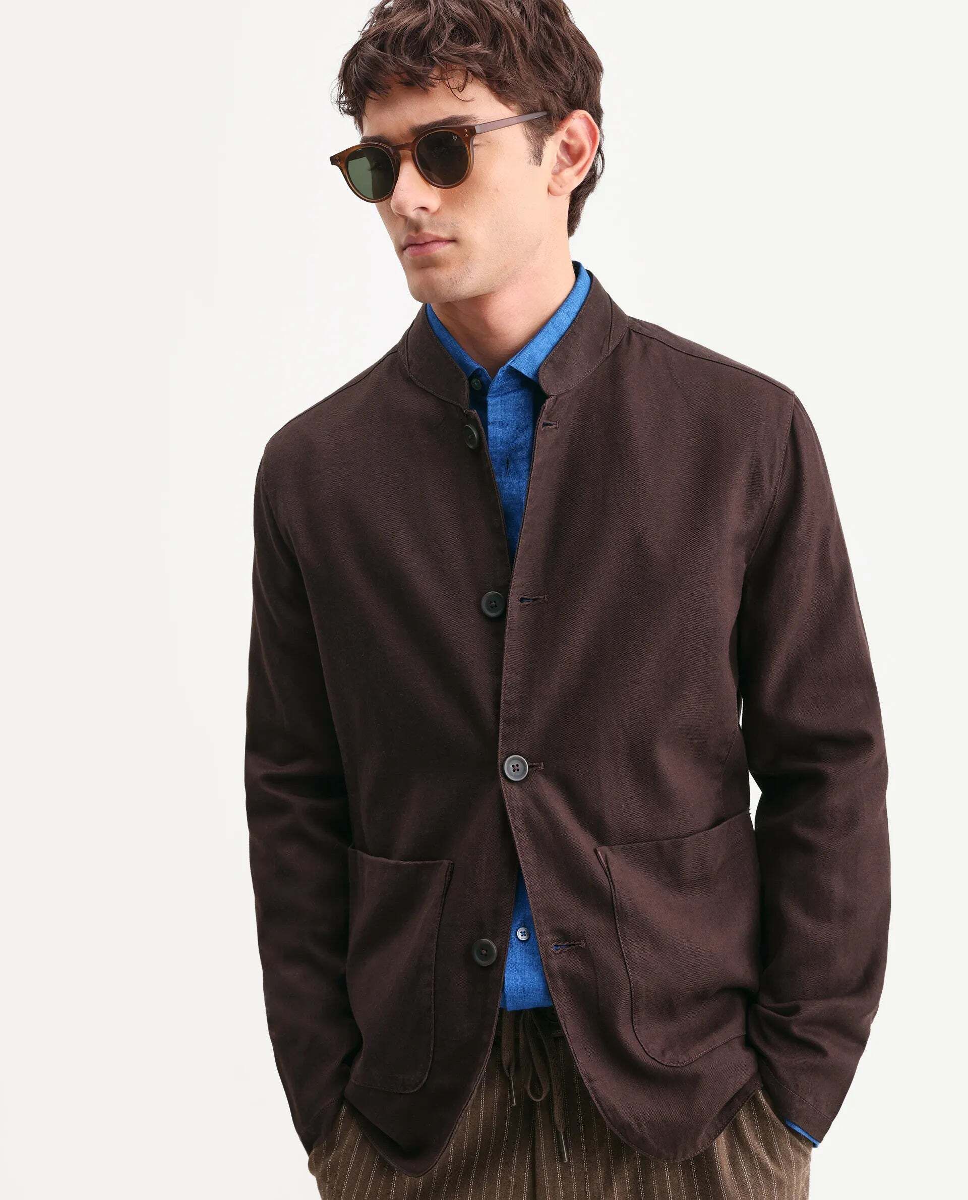 rare rabbit LYOCELL BLEND Coat For Men-picture-35