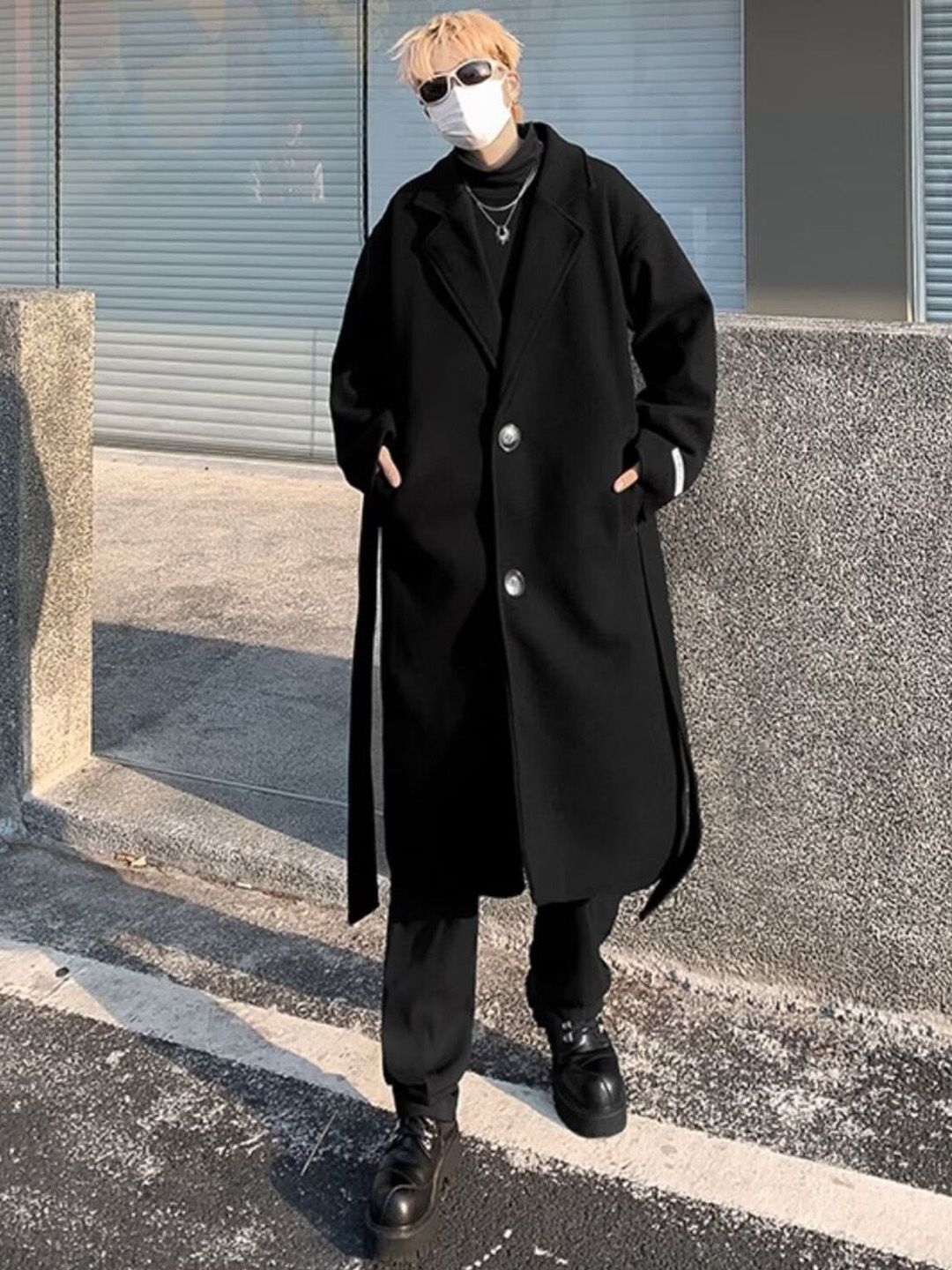 here&now Polyester Coat For Men-picture-15