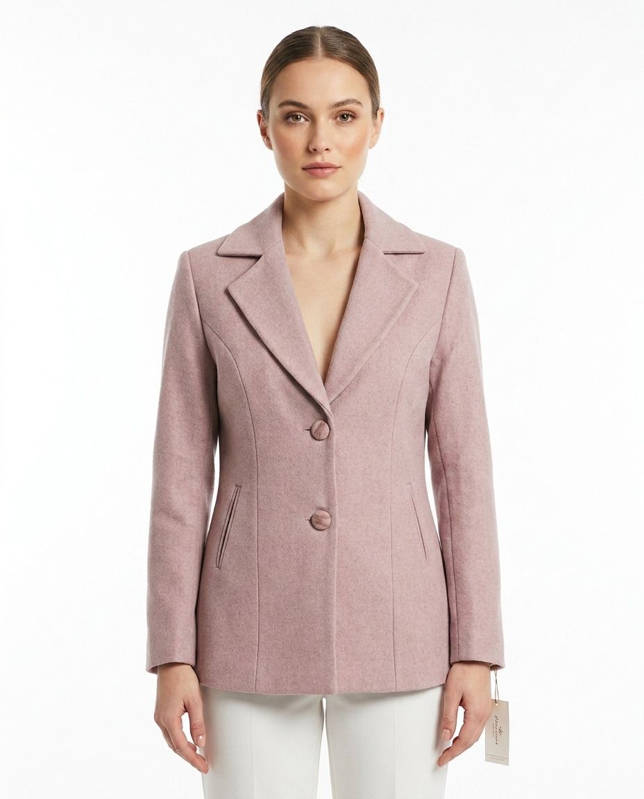 luvyduvy tweed Self Design Coat For Women-picture-32