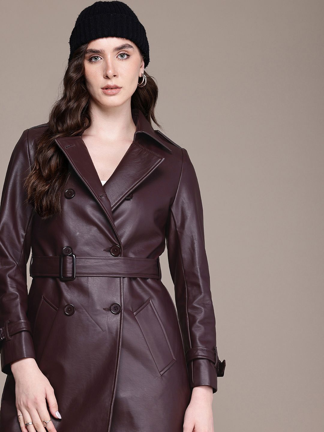 roadster Polyester Coat For Women-picture-19