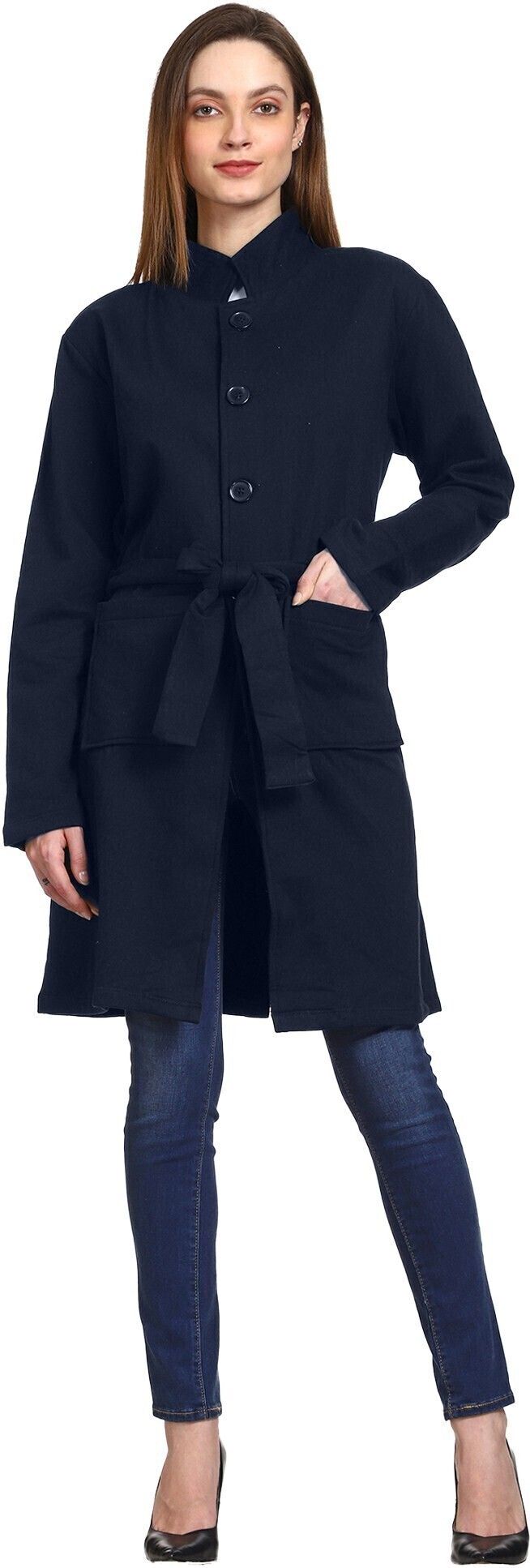 roarers POLY FLEECE Solid Coat For Women-picture-21