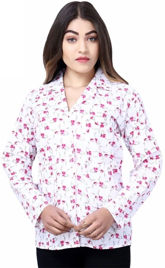Cotton Floral Print, Printed Coat For Women-image-27