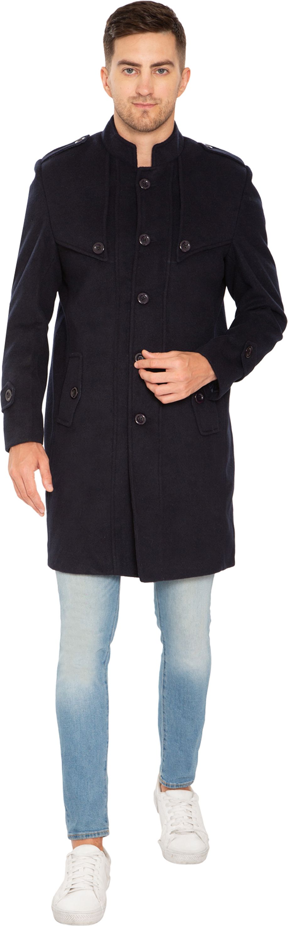 clubble Wool Solid Coat For Men-picture-41