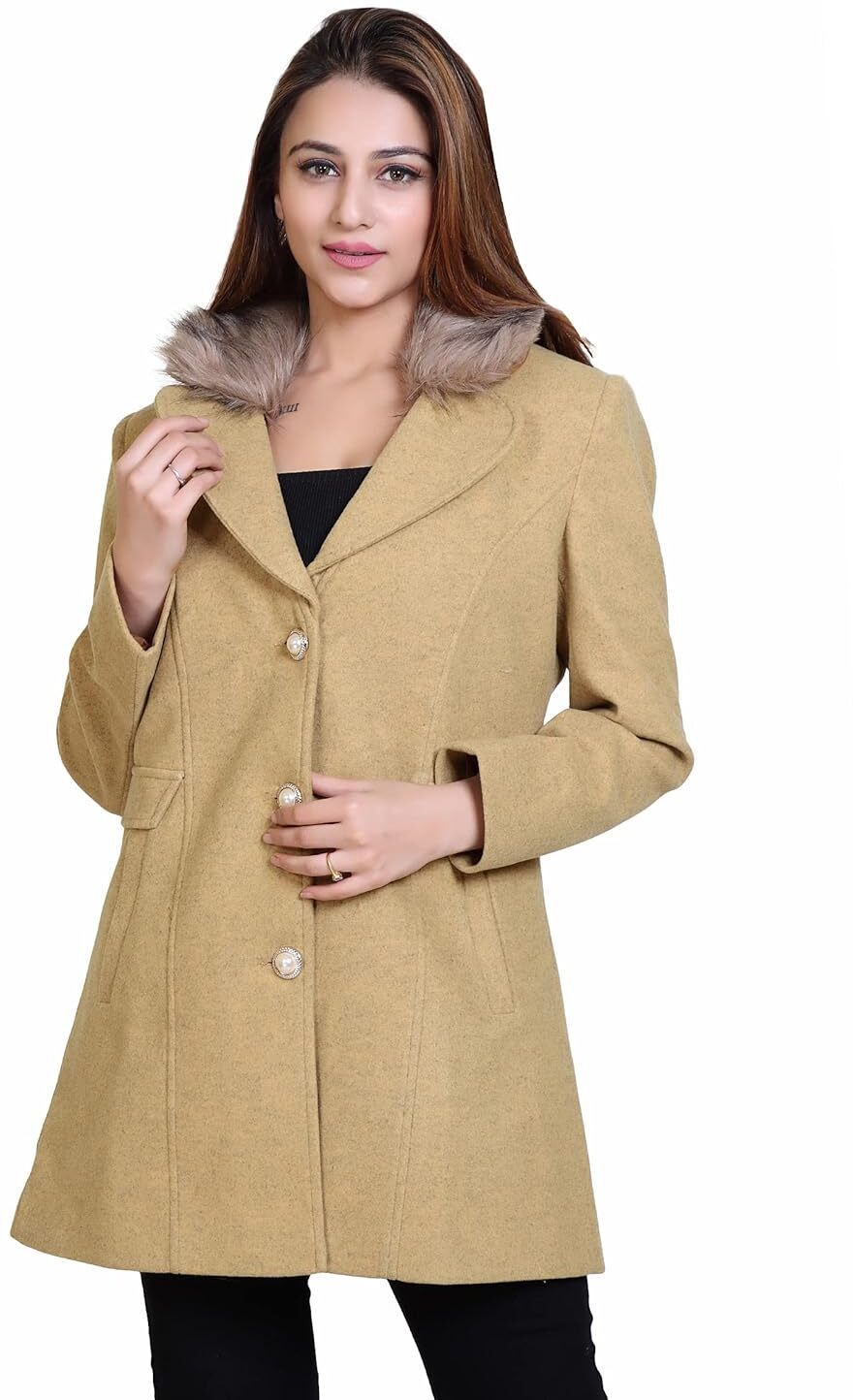 comfy sparrow WOOL Coat For Women-picture-18
