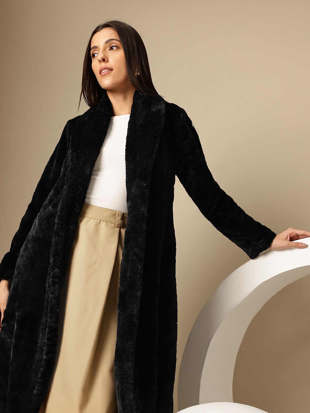 chemistry Polyester Coat For Women-picture-23