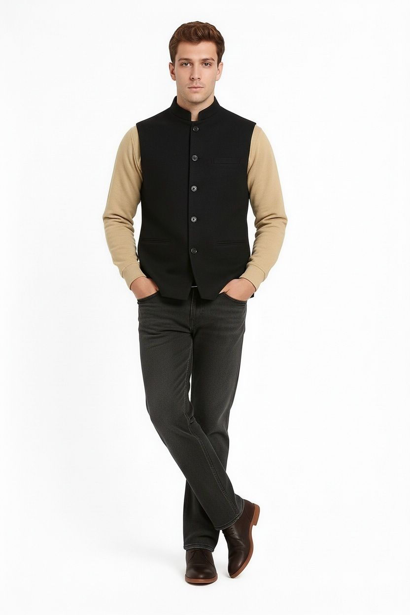 mettle Suede Coat For Men-picture-15