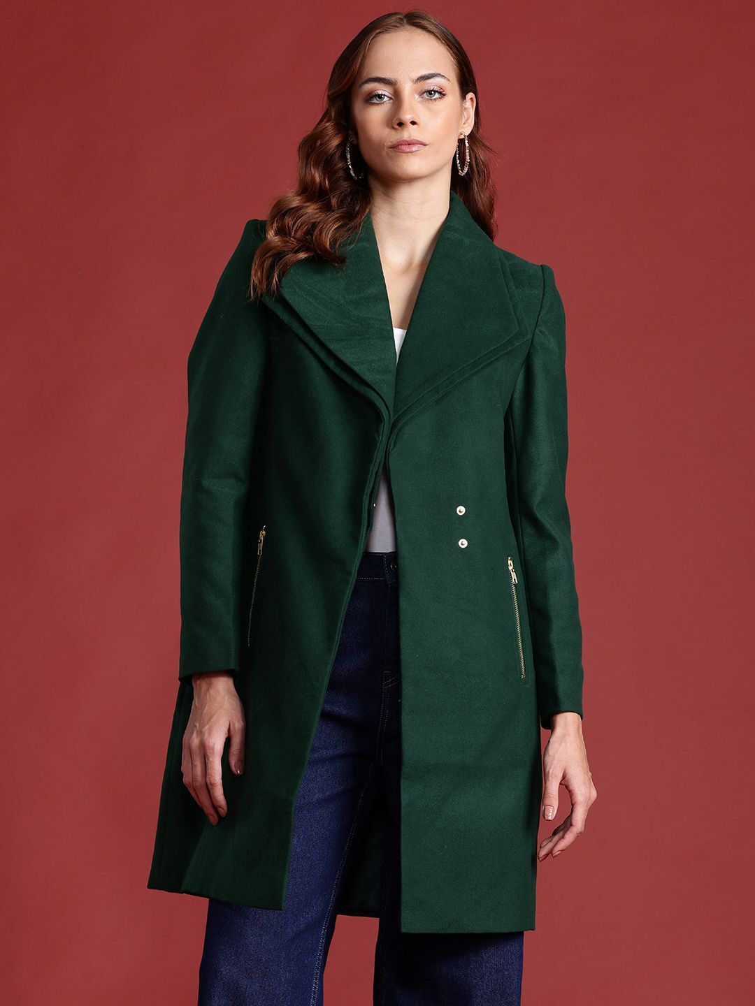 all about you Polyester Coat For Women-picture-1