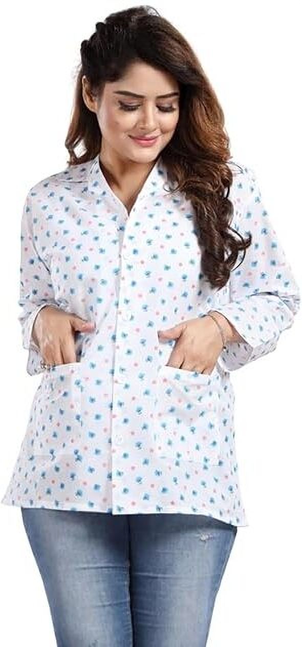 abrav cotton Floral Print Coat For Women-picture-2