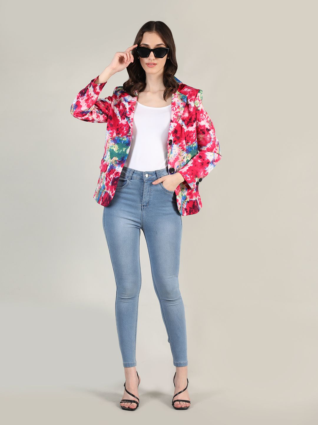 Polyester Printed Coat For Women-image-25