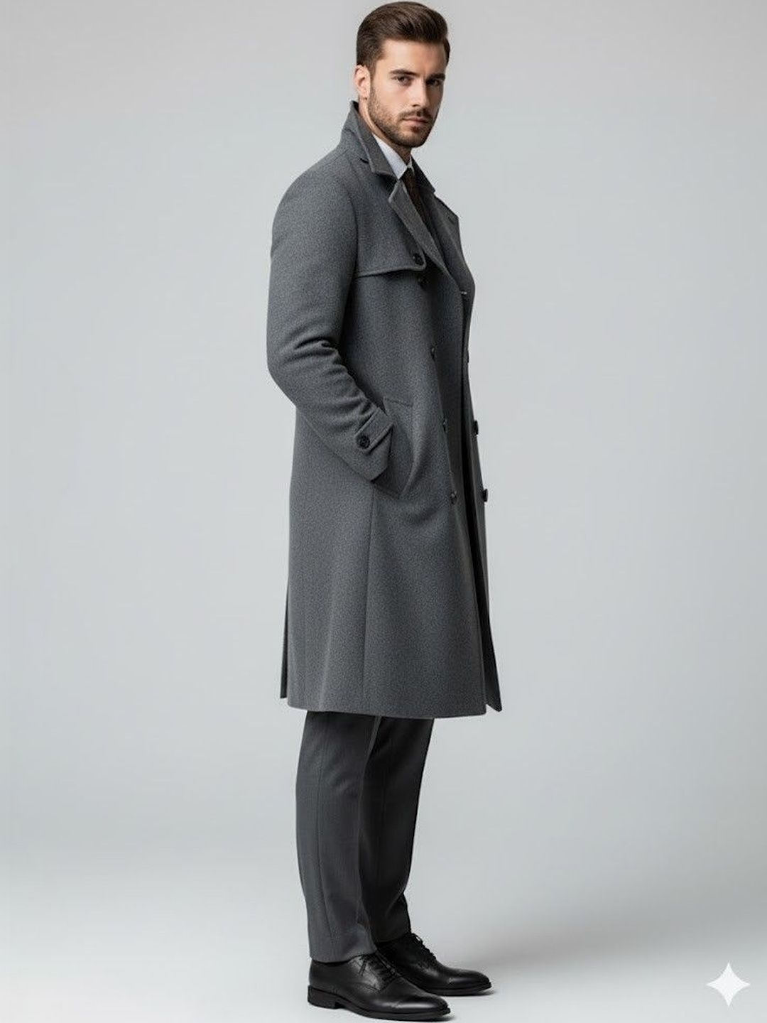 mast & harbour Solid Coat For Men-picture-23