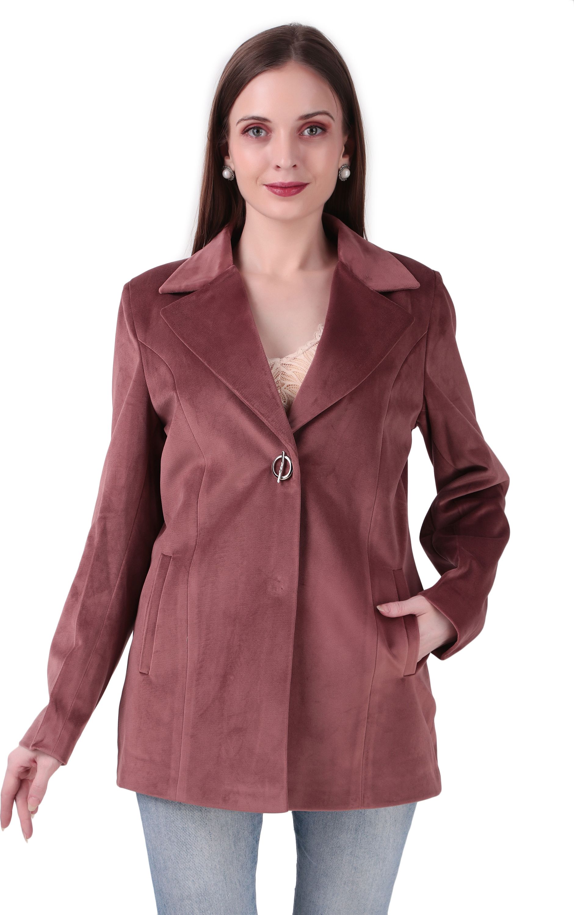 emiranza fashion WOOL BLEND Solid Coat For Women-picture-31