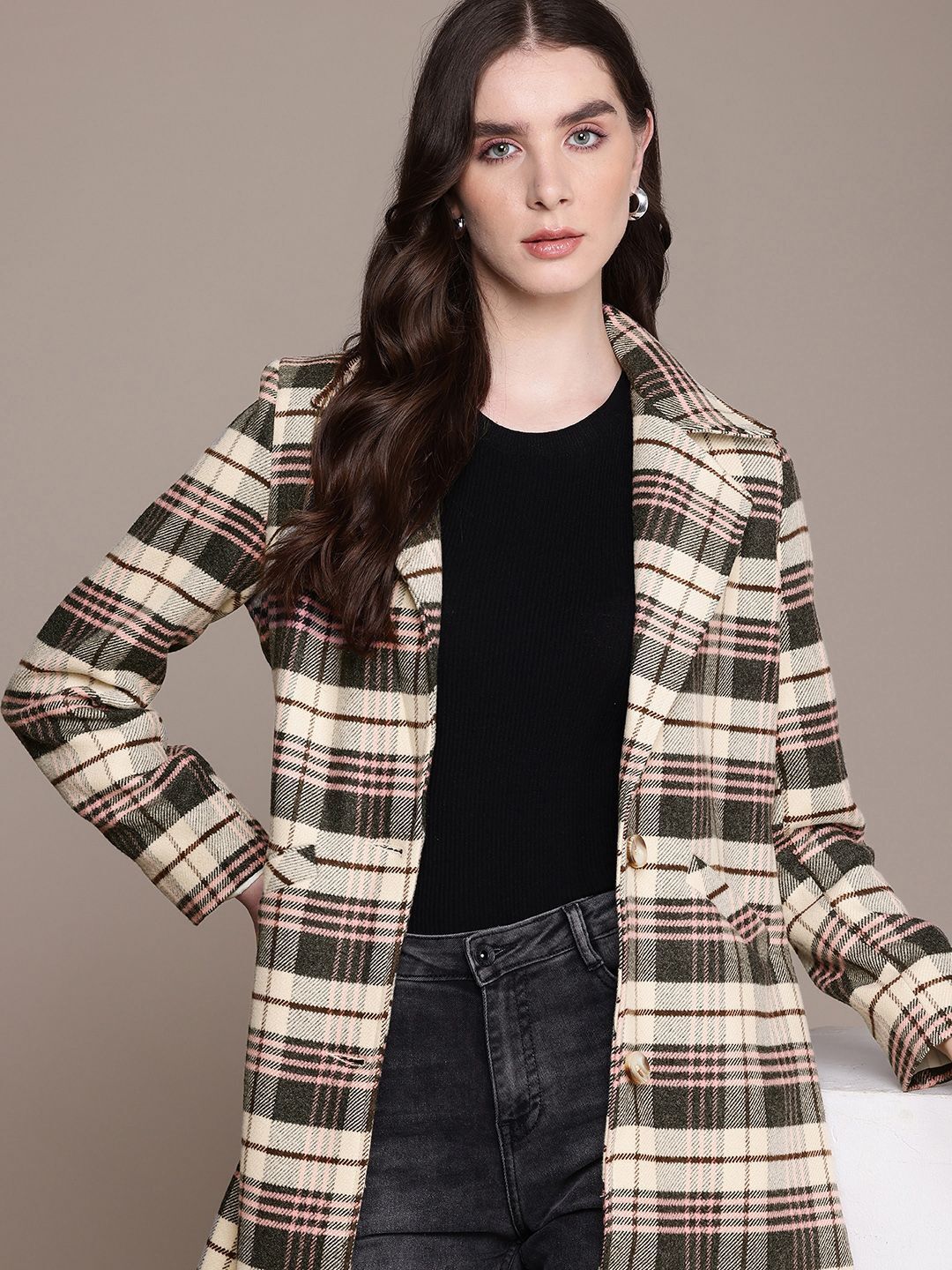 roadster Polyester Coat For Women-picture-24
