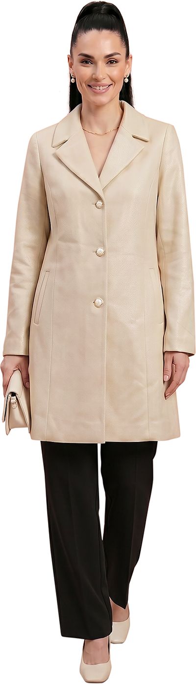 gfo Suede Solid Coat For Women-picture-22