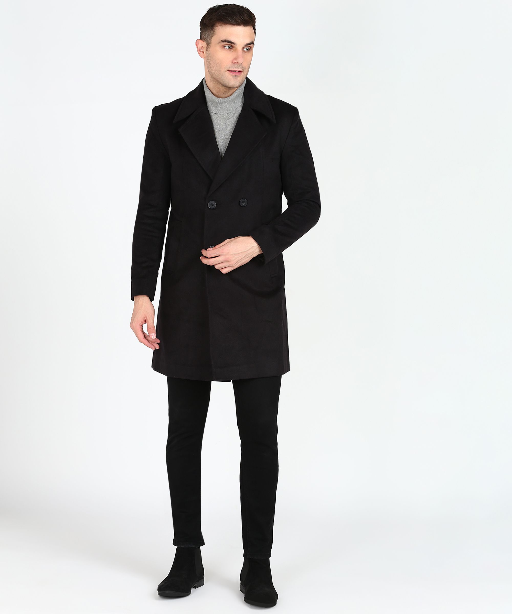 essentiele WOOL BLEND Coat For Men-picture-22