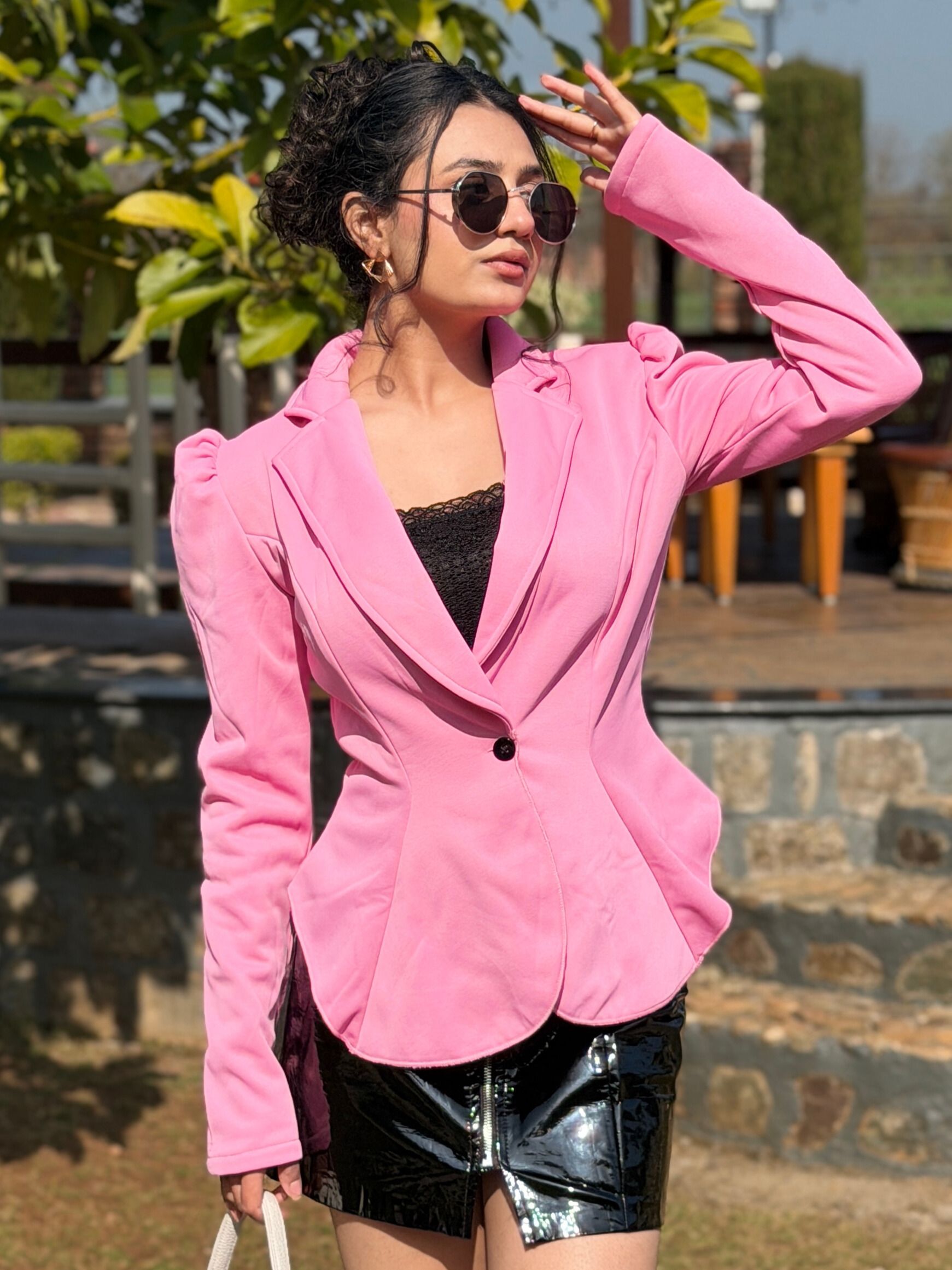 Fleece Solid Coat For Women-image-48