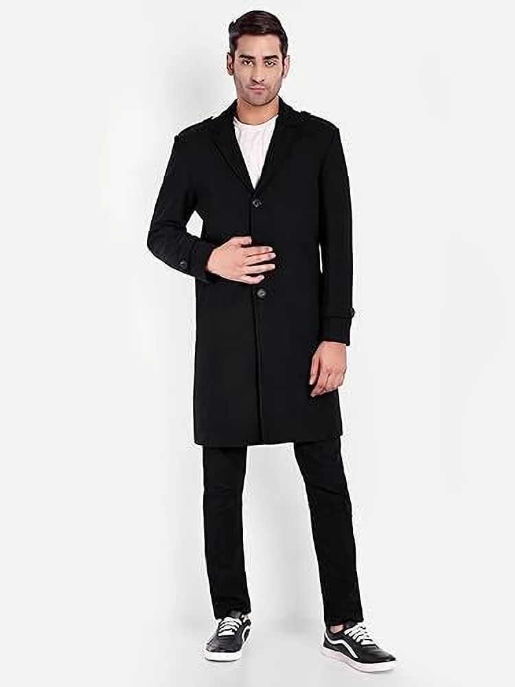 clubble Wool Solid Coat For Men-picture-20