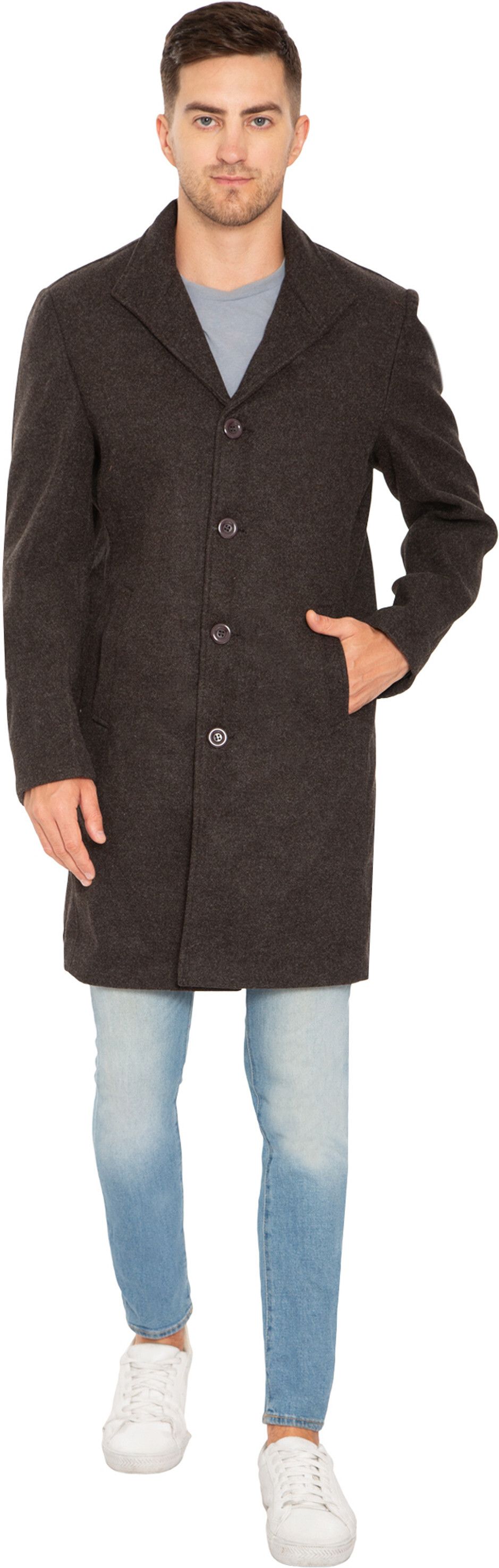 clubble Wool Solid Coat For Men-picture-12