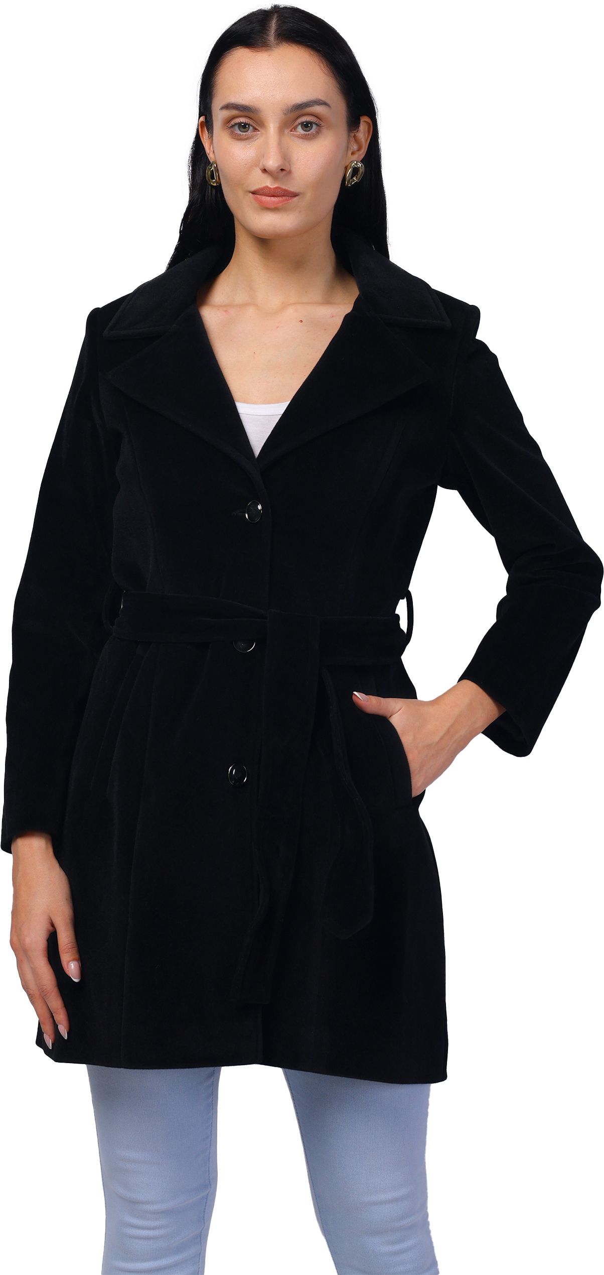 trufit Velvet Coat For Women-picture-8