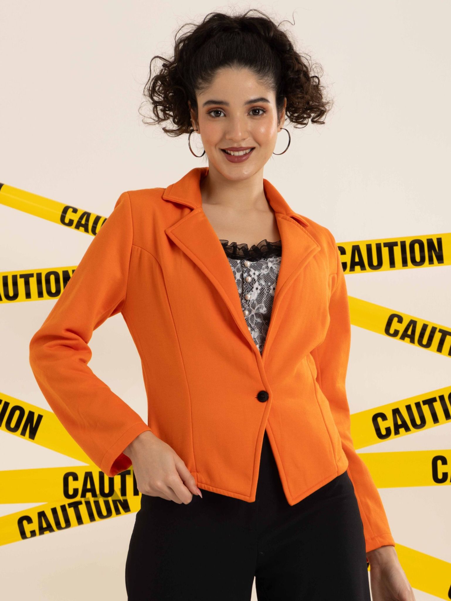 Fleece Solid Coat For Women-image-47