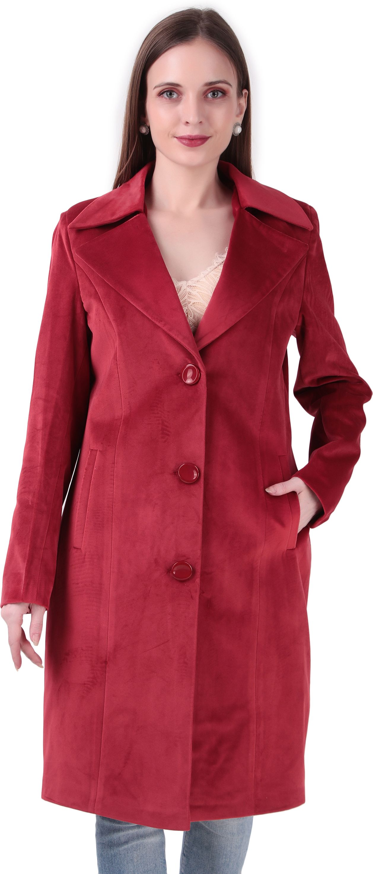 emiranza fashion WOOL BLEND Solid Coat For Women-picture-48