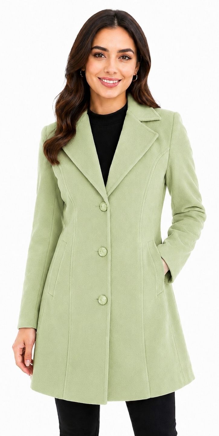 sualehatrends Wool blend Solid Coat For Women-picture-28