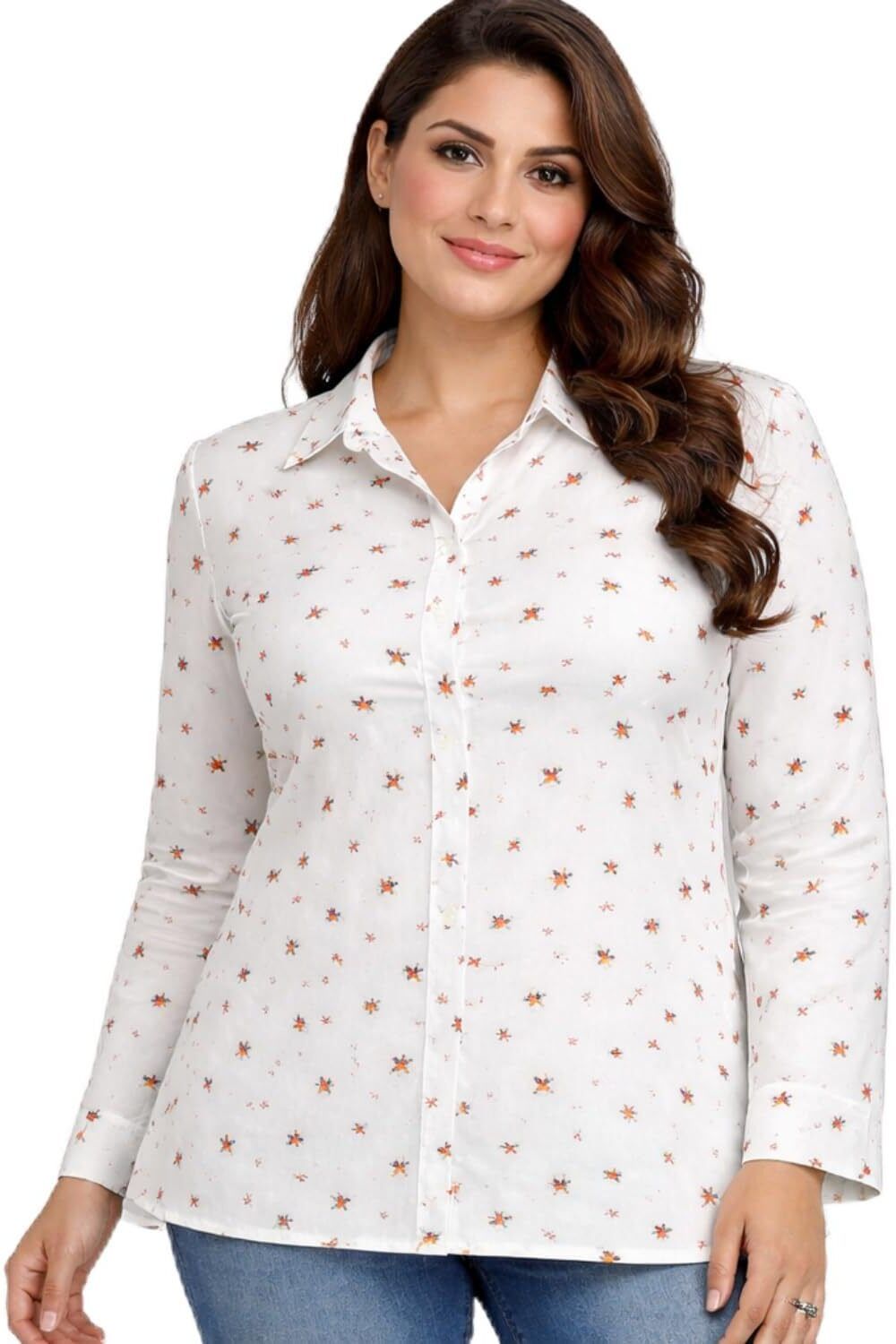 salvus app solutions Cotton Floral Print Coat For Women-picture-33