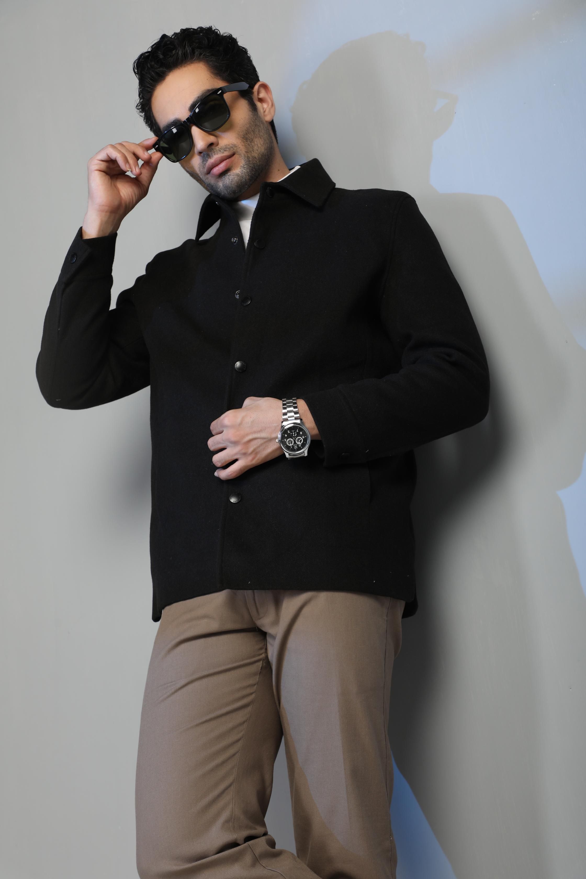 mast & harbour Polyester Solid Coat For Men-picture-39