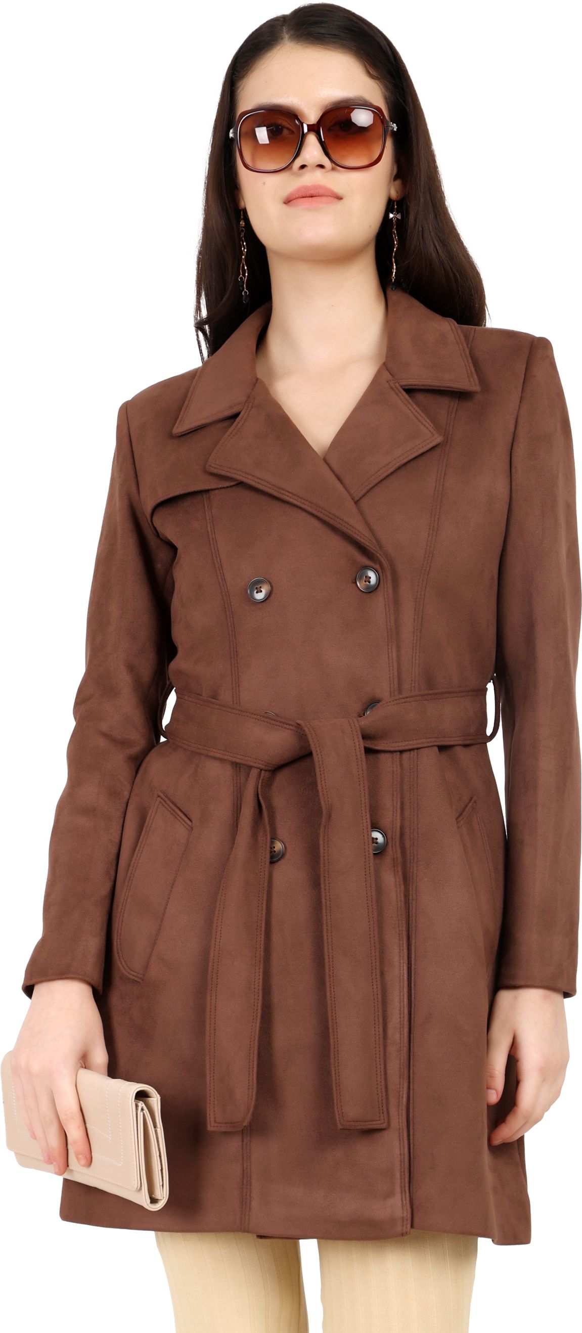 trufit Suede Coat For Women-picture-17