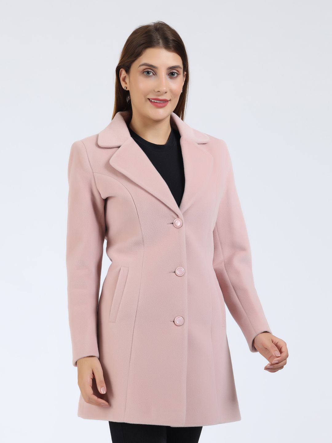 young club classic LUREX Self Design Coat For Women-picture-23