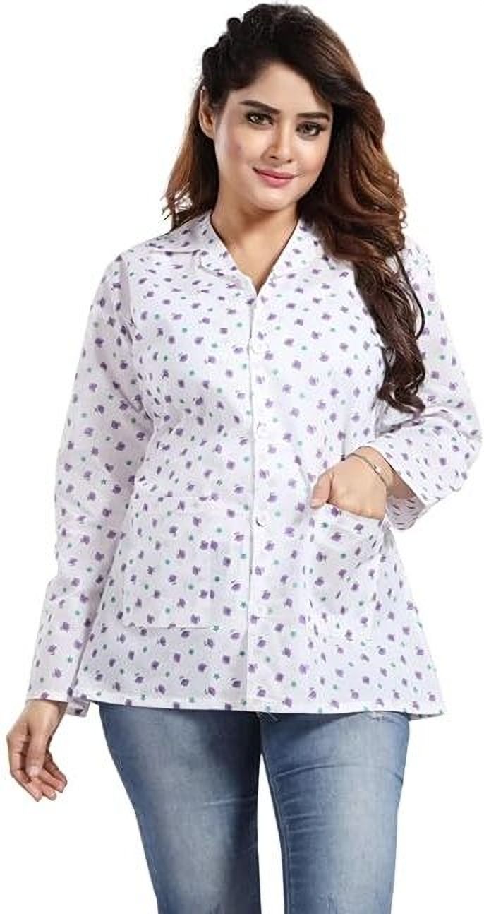 cotton Printed Coat For Women