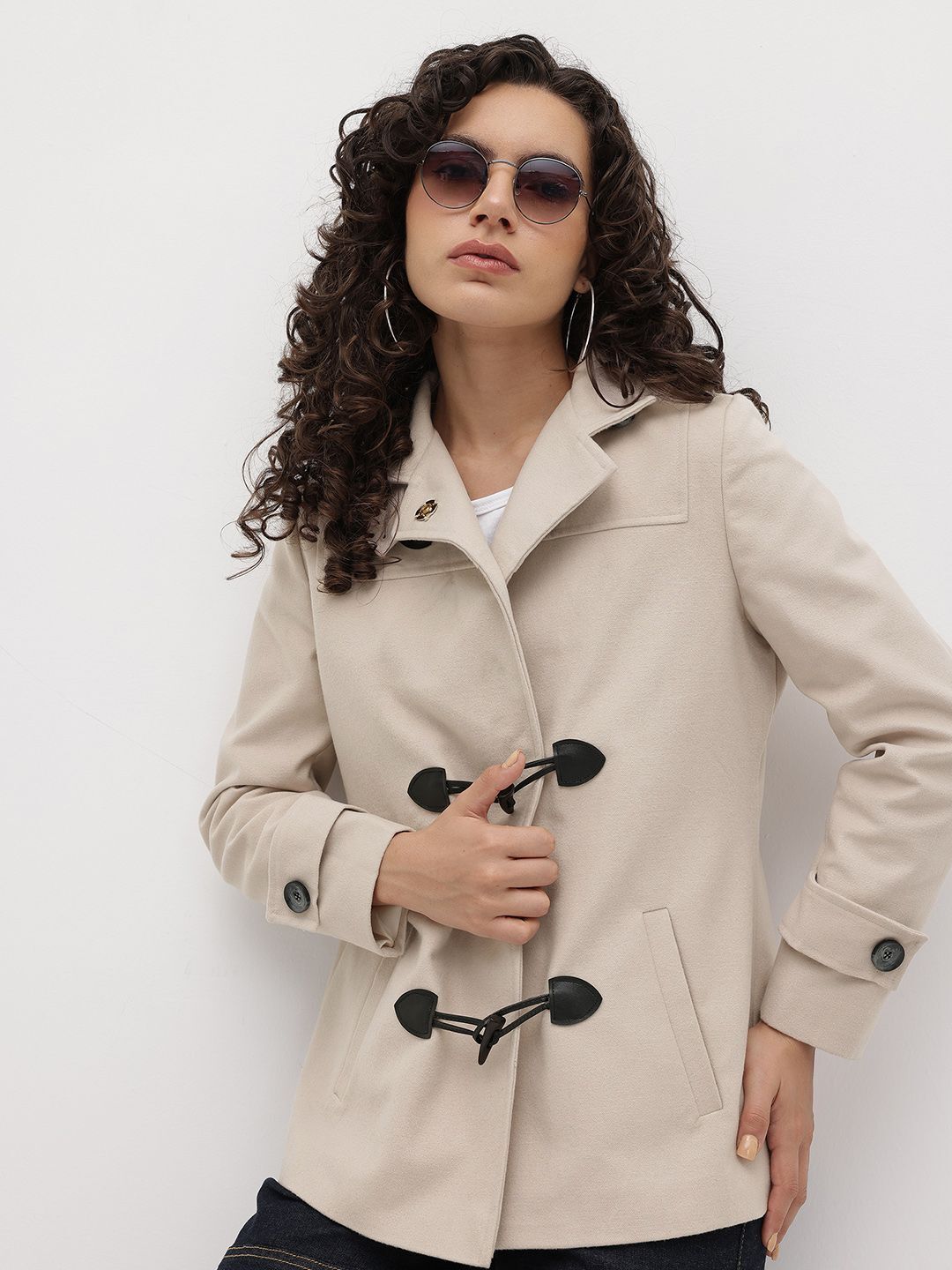 roadster Polyester Coat For Women-picture-23