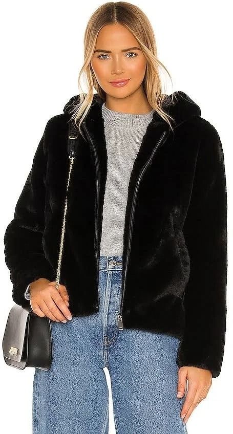 lyla fashion Fur Solid Coat For Women-picture-25