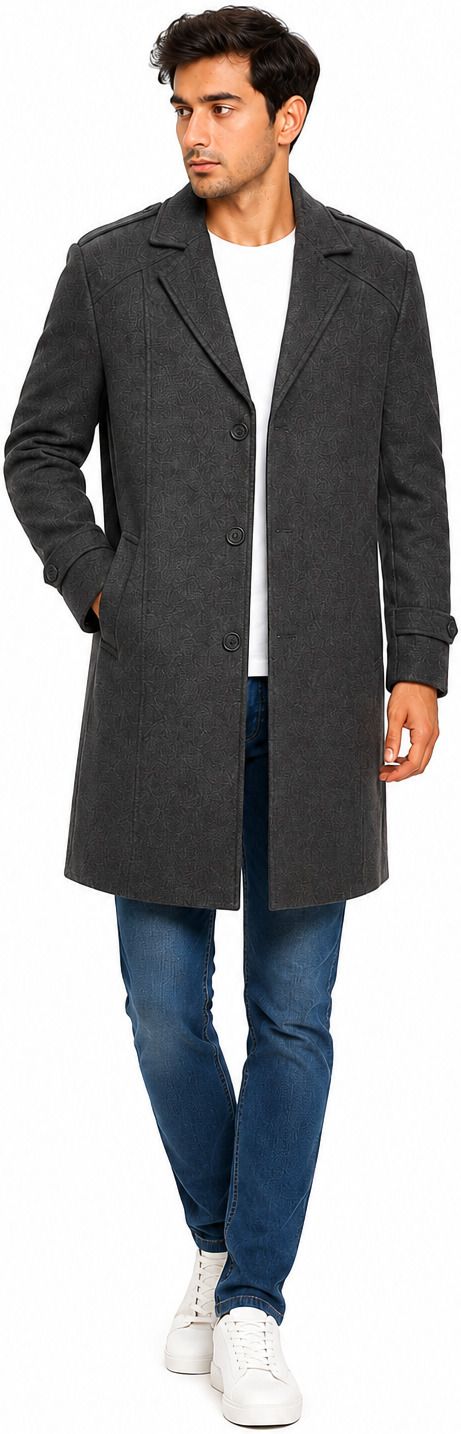 clubble Wool Solid Coat For Men-picture-43