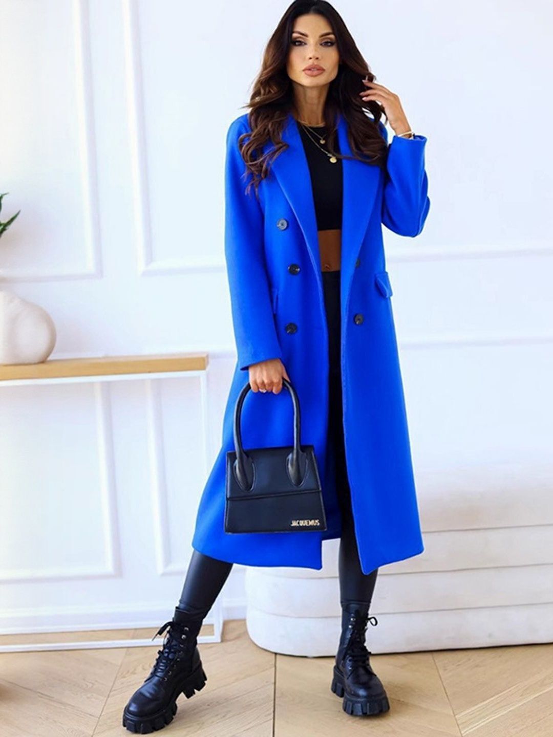 dressberry Polyester Solid Coat For Women-picture-17