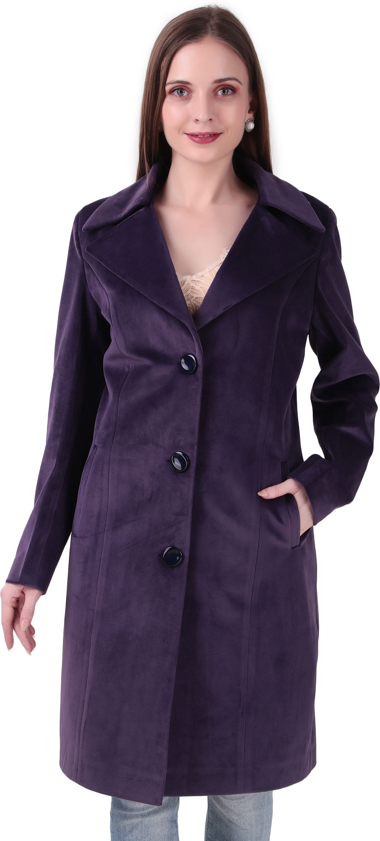 emiranza fashion WOOL BLEND Solid Coat For Women-picture-43