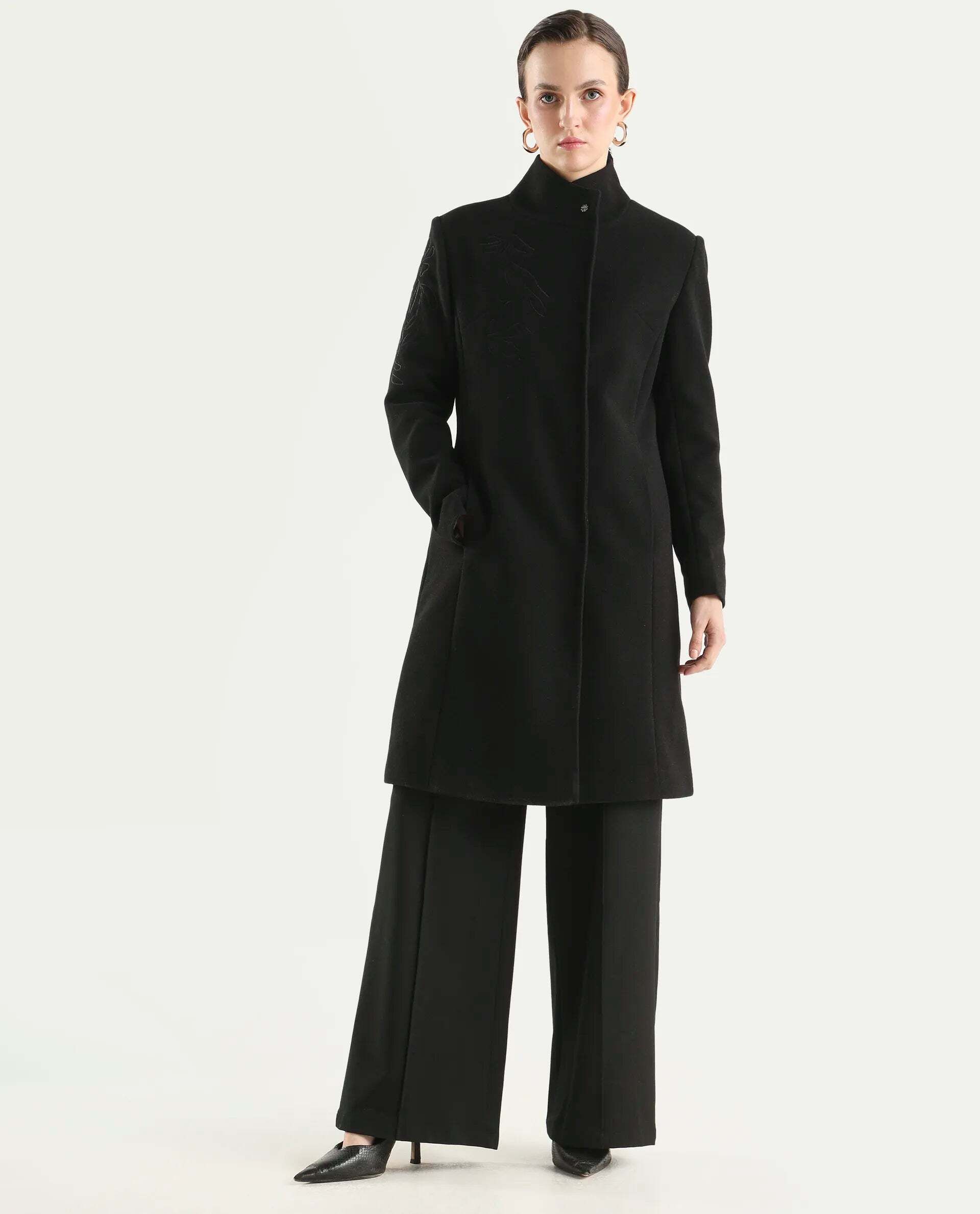 rareism Polyester Coat For Women-picture-14