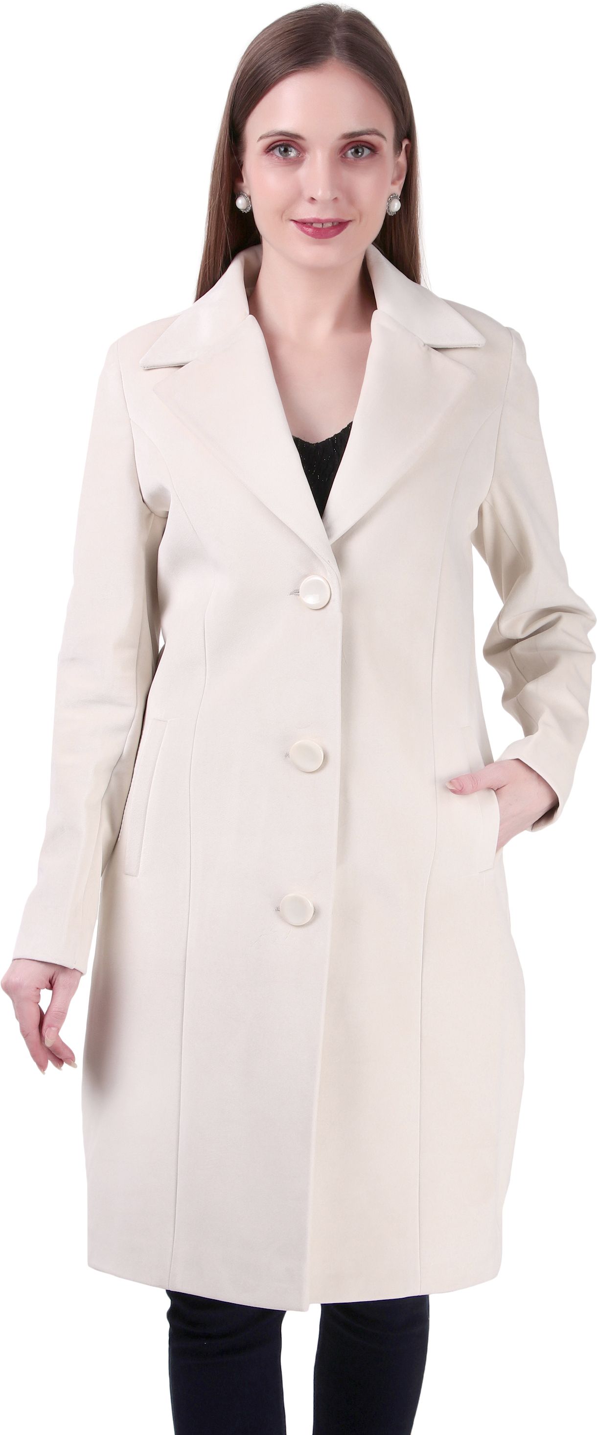 emiranza fashion WOOL BLEND Solid Coat For Women-picture-15