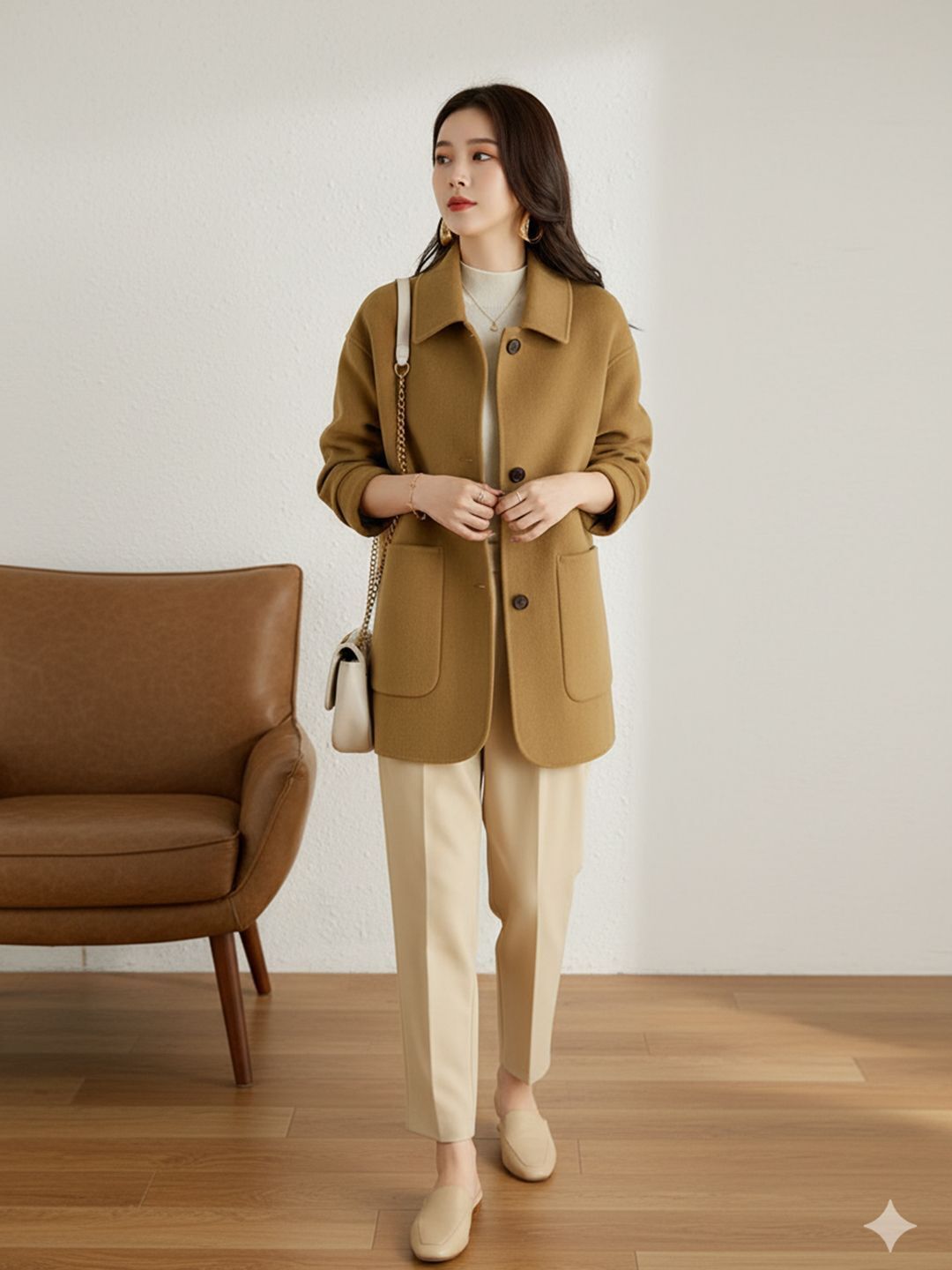 all about you Polyester Solid Coat For Women-picture-25