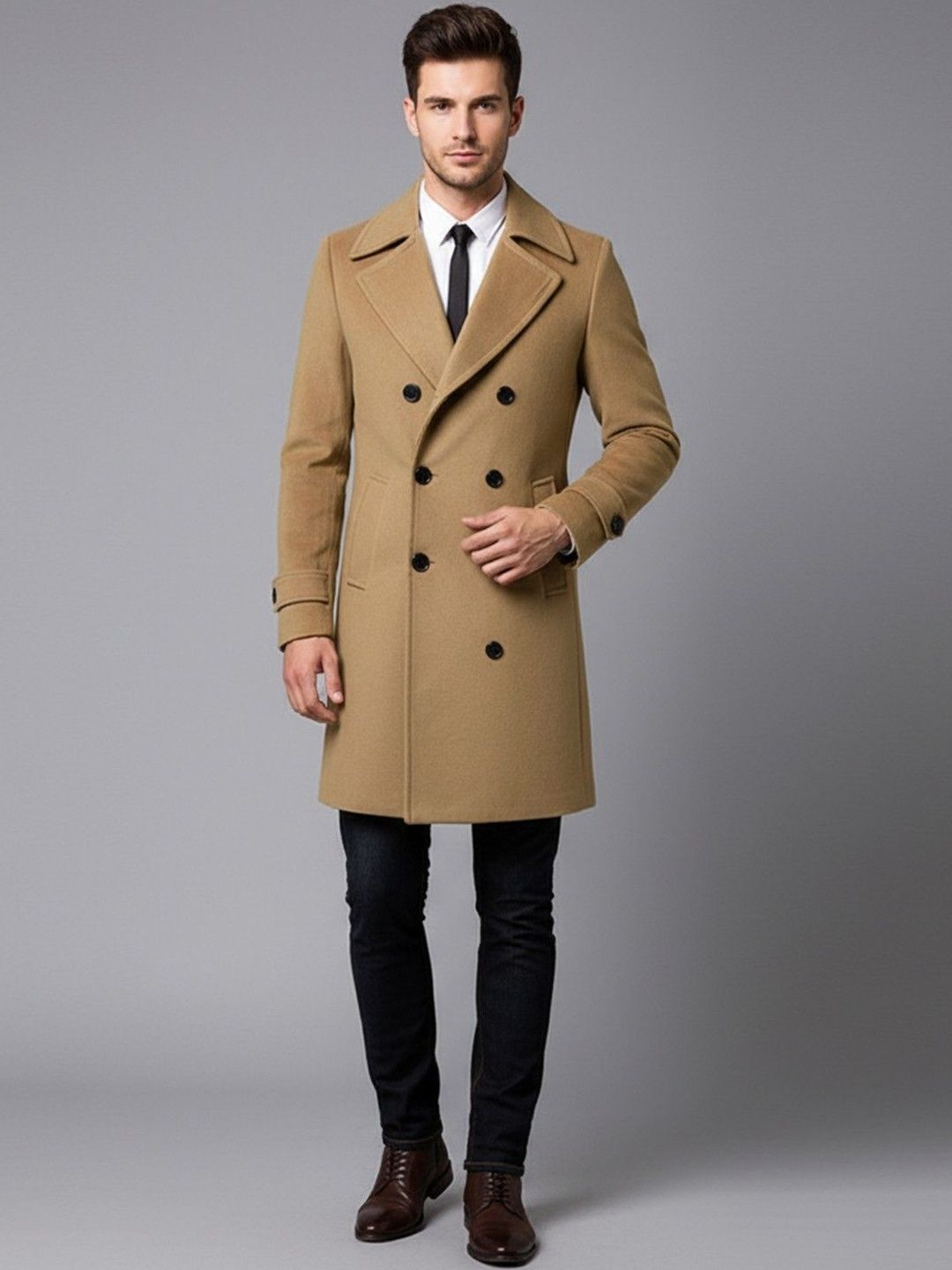 invictus Wool Solid Coat For Men-picture-22