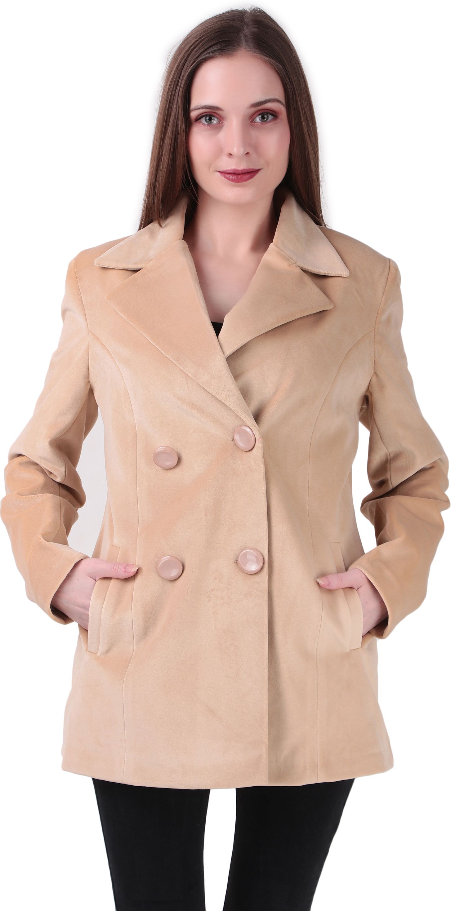 emiranza fashion WOOL BLEND Solid Coat For Women-picture-28